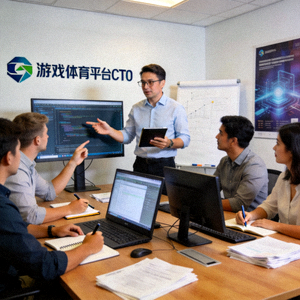 爱游戏体育平台首席技术官（CTO）与技术团队讨论工作场景